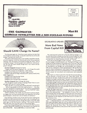 GANESAYER March 1981